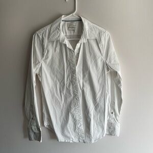 Women’s White cotton JCrew blouse
